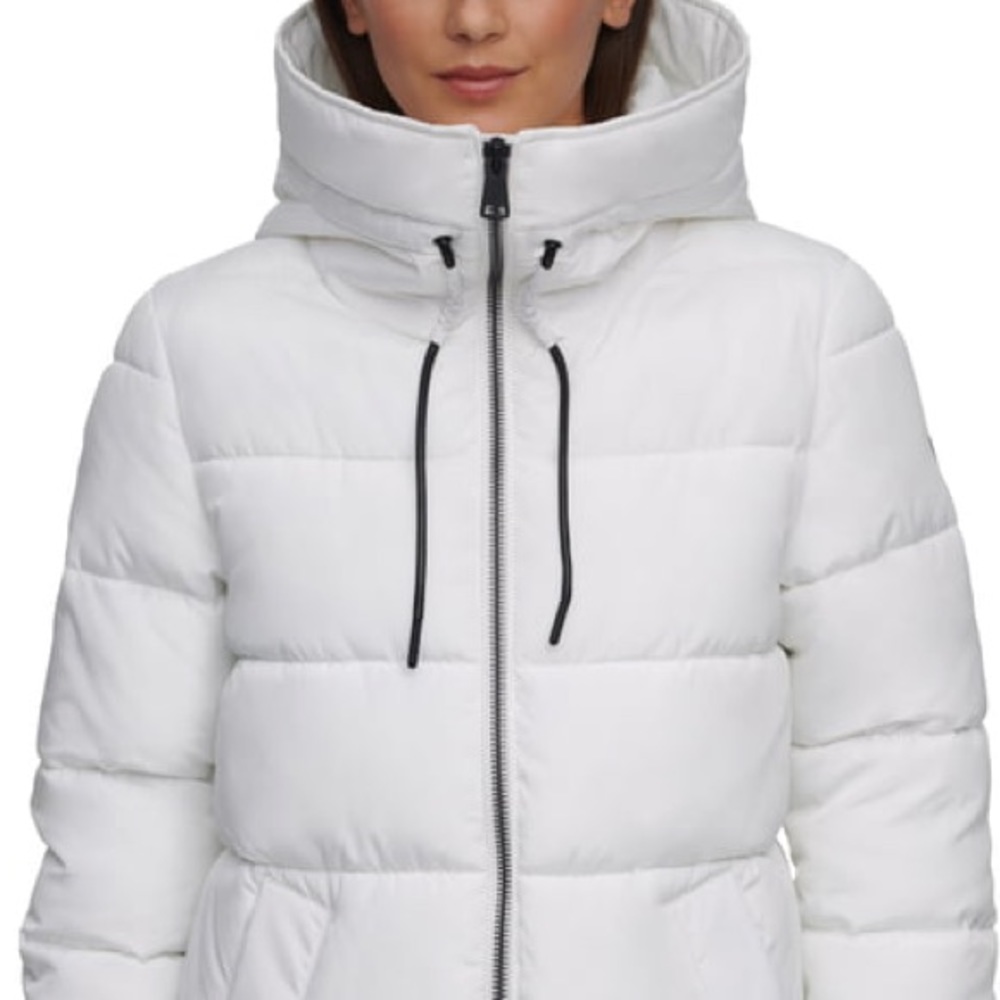 Kenneth Cole New York Women’s Hooded Puffer Jacket